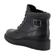 Black Faux Leather