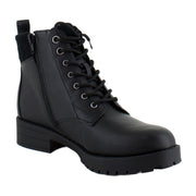 Black Faux Leather