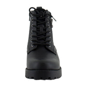 Black Faux Leather