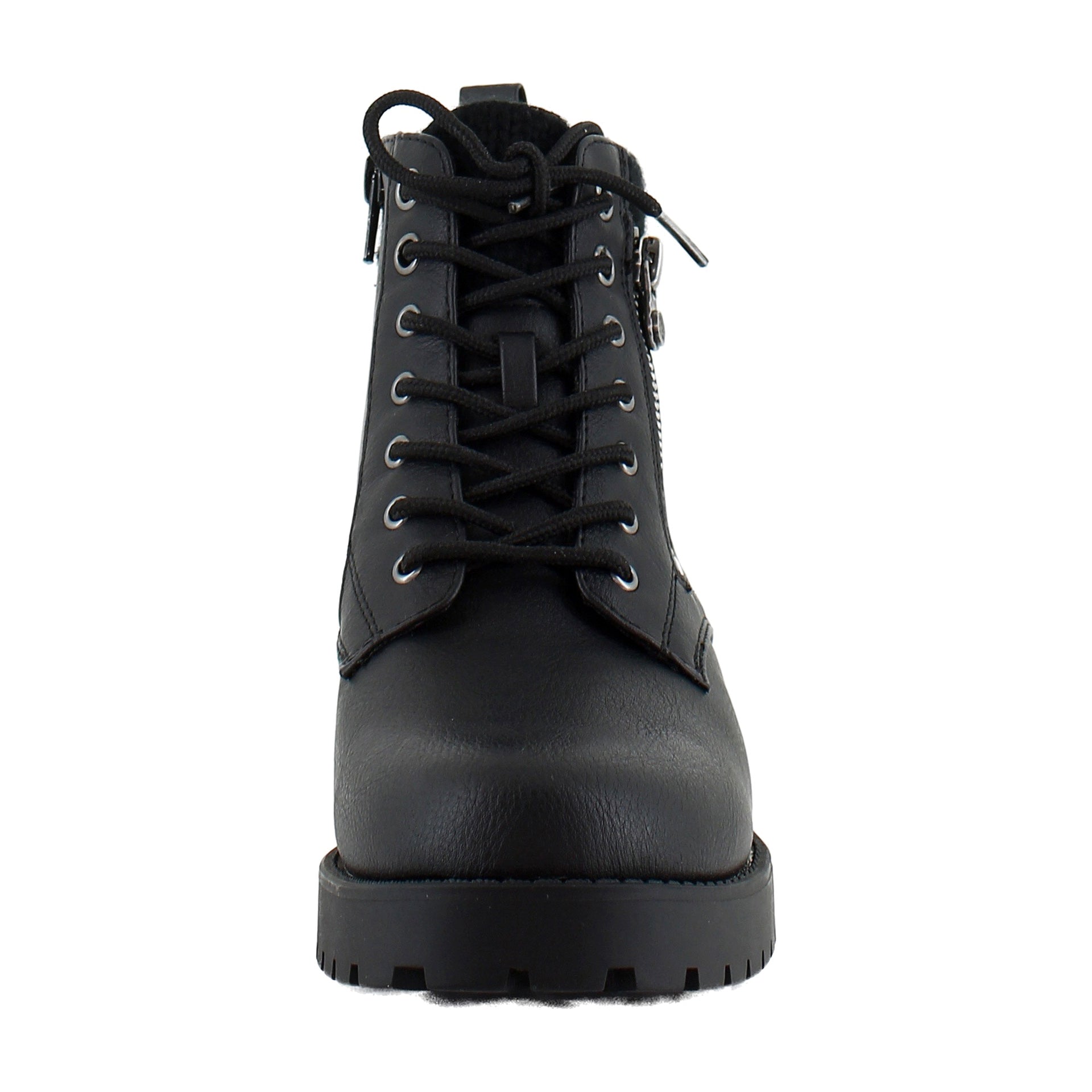 Black Faux Leather