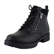 Black Faux Leather