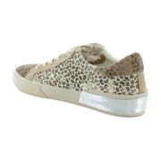 Tan/Black Dusted Leopard Suede