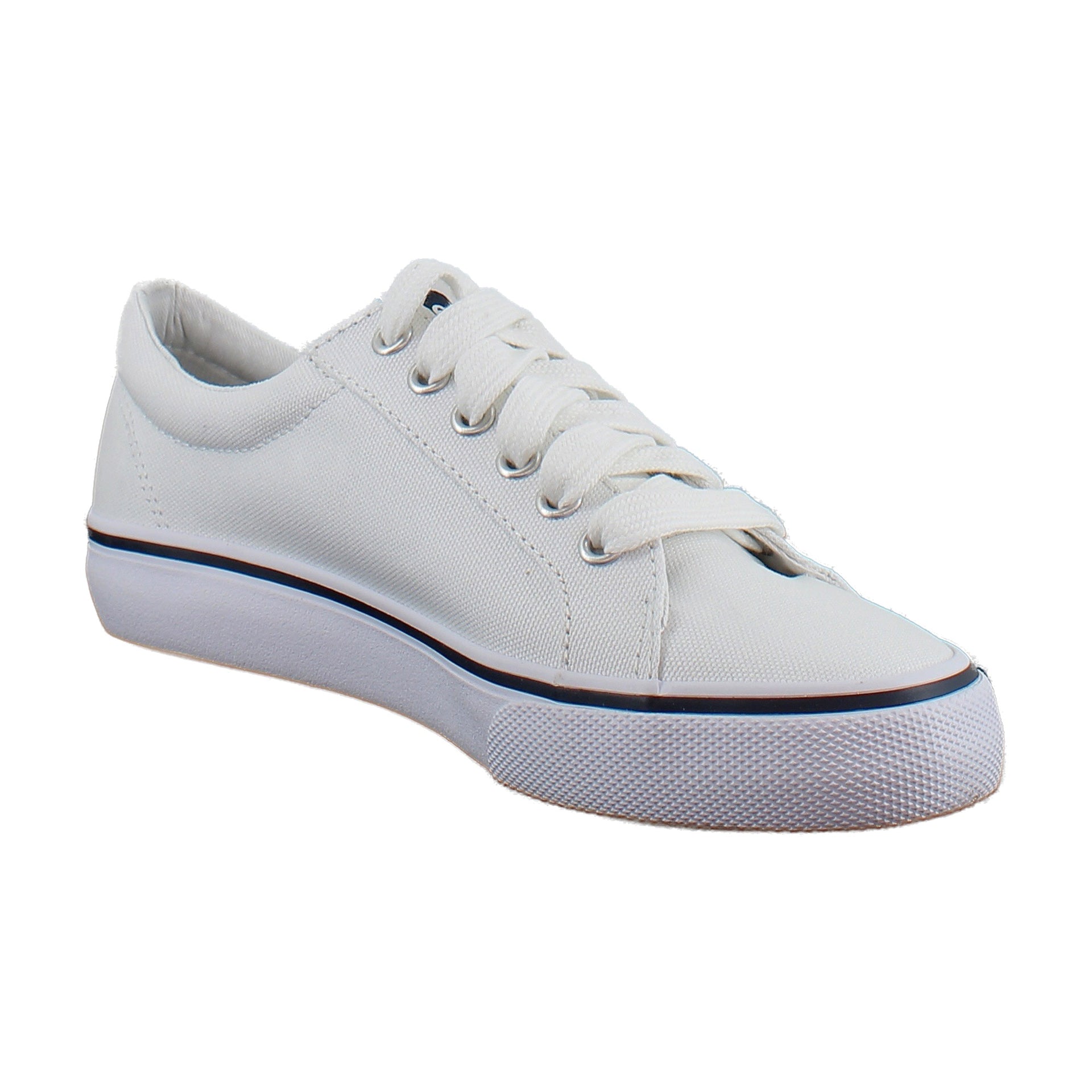 White/Navy Stripe