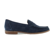 Navy Blue Suede