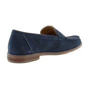 Navy Blue Suede