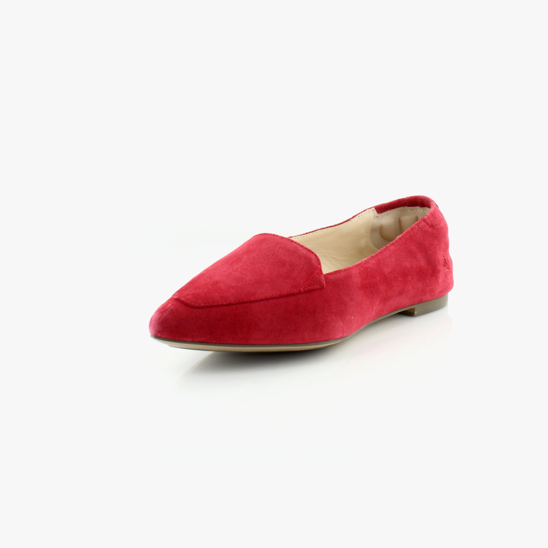 Poppy Red Suede