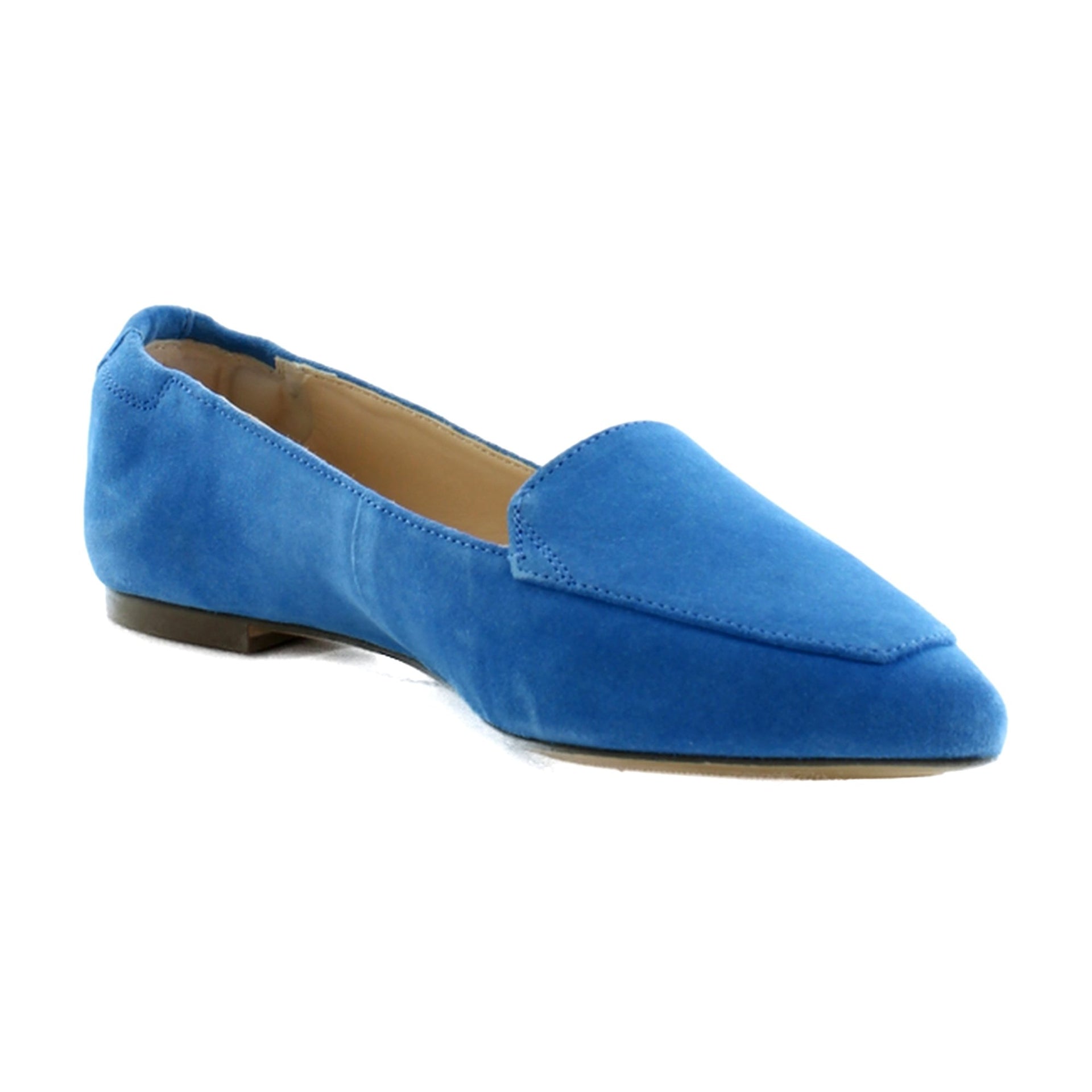 Deep Sky Blue Suede