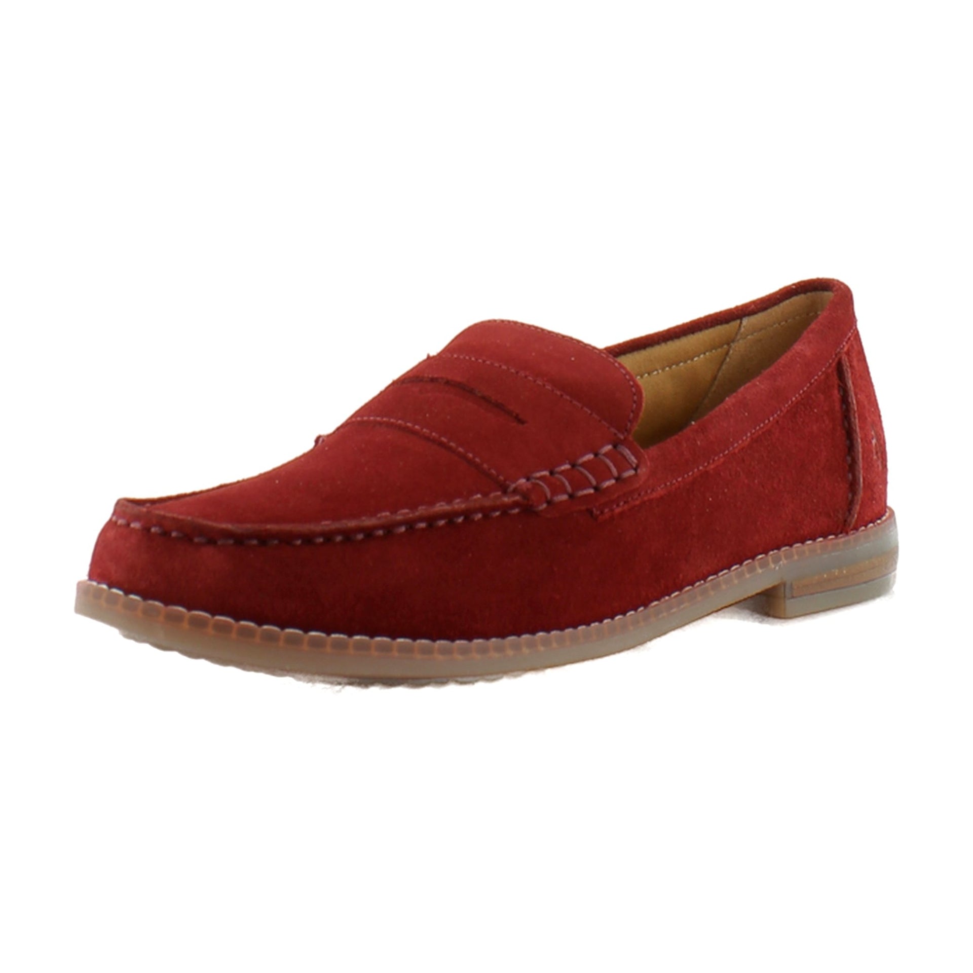 Brick Red Suede