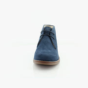 Navy Blue Suede