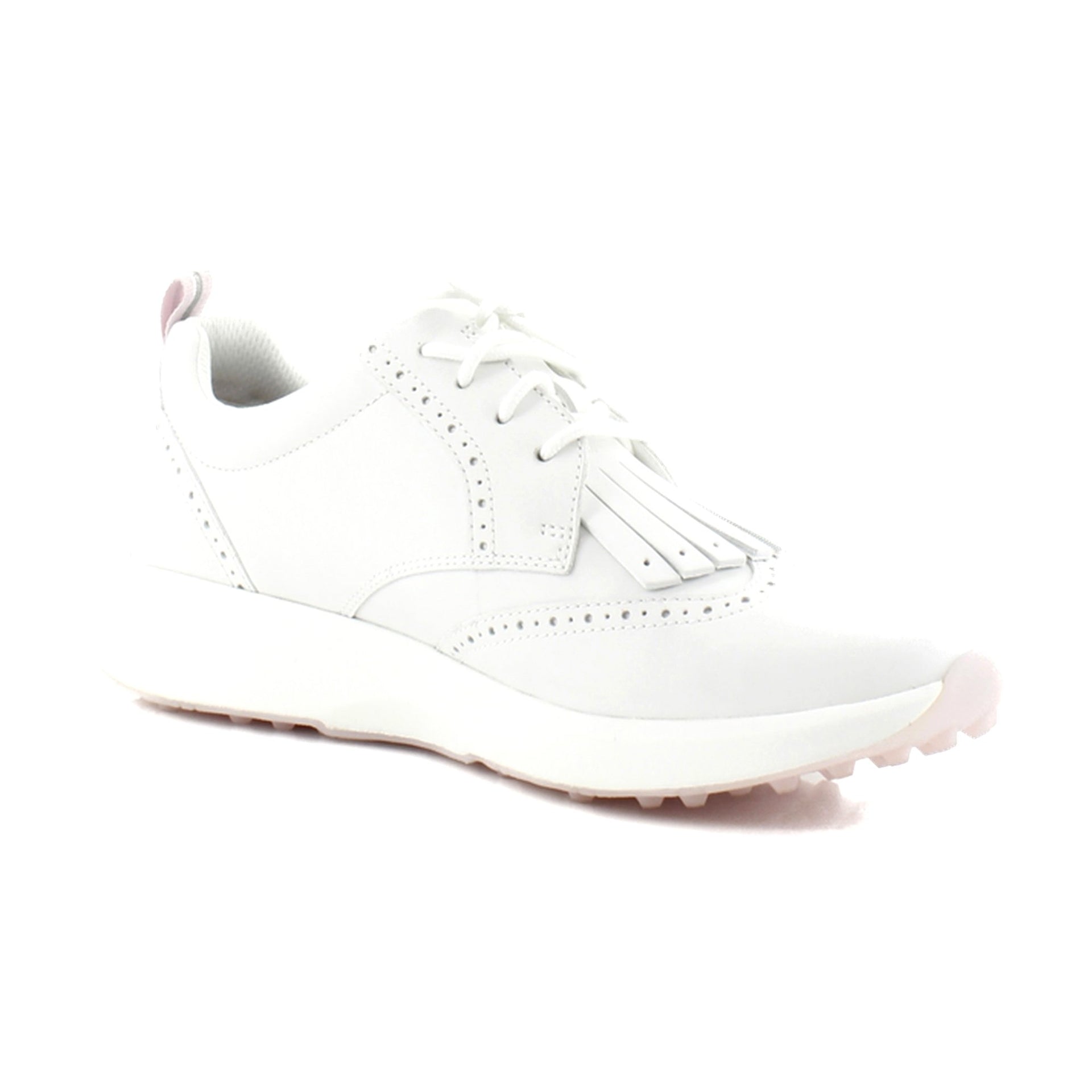 White/Pink Leather