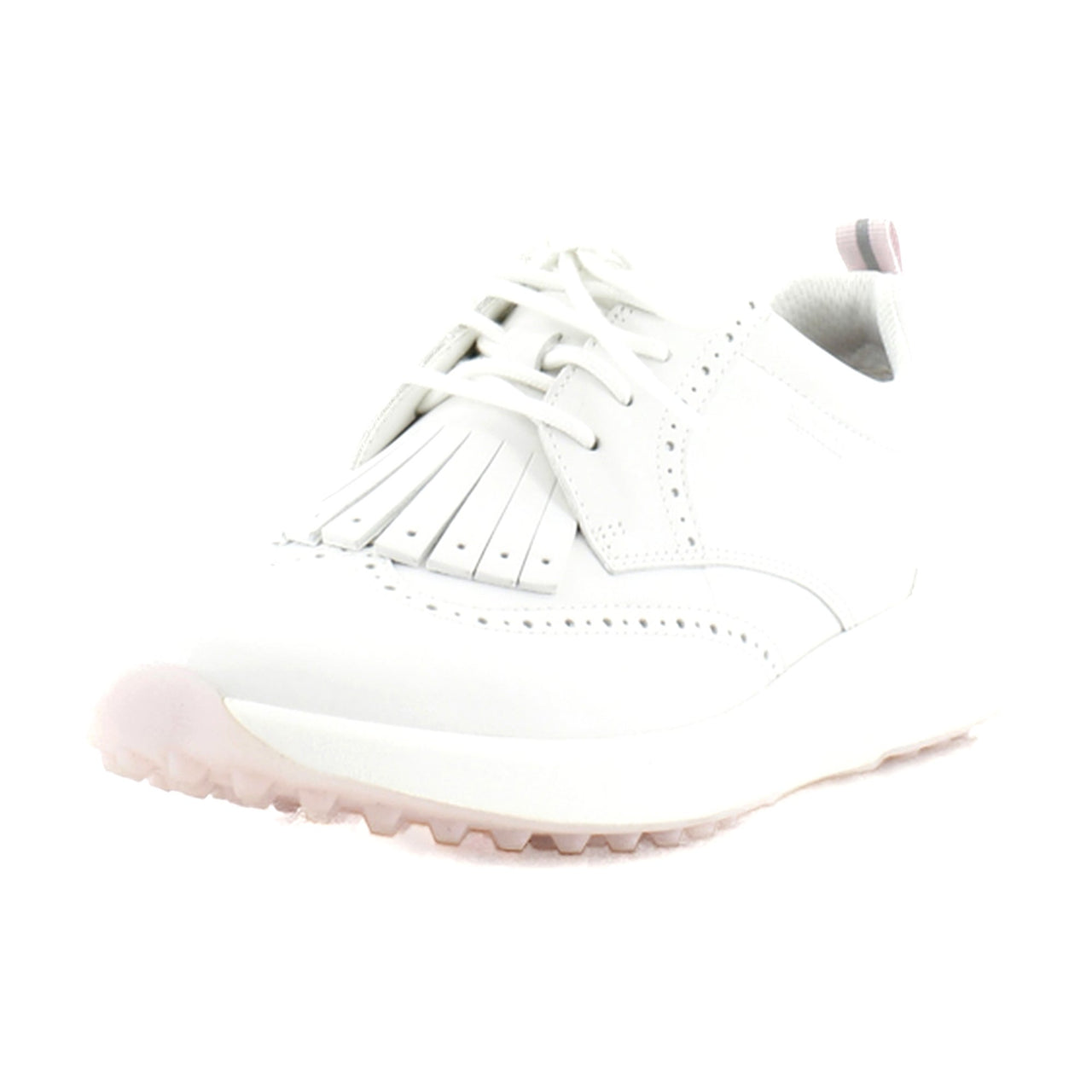 White/Pink Leather