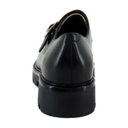 Black/White Two Tone Leather