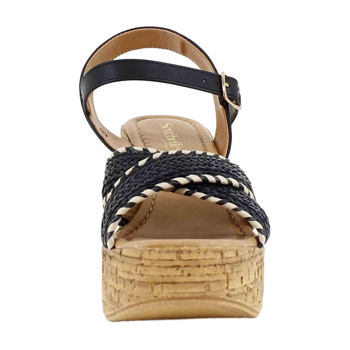 Black/Natural Raffia