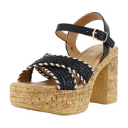 Black/Natural Raffia