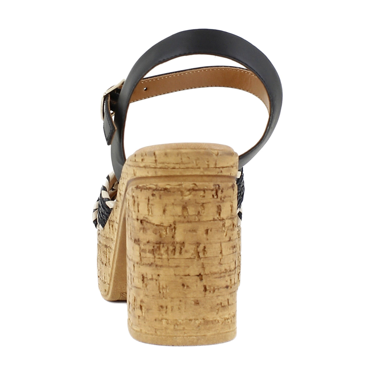 Black/Natural Raffia