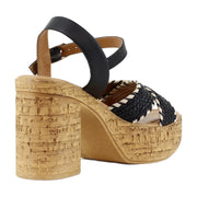 Black/Natural Raffia