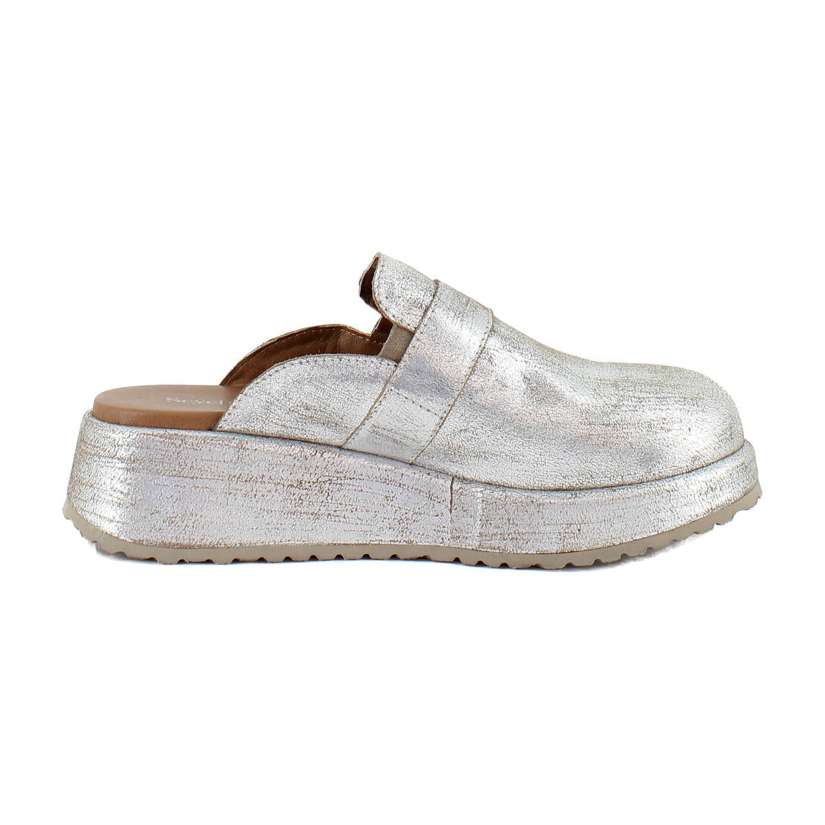 Pewter Distressed Suede