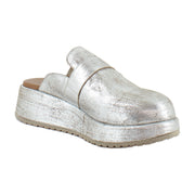 Pewter Distressed Suede