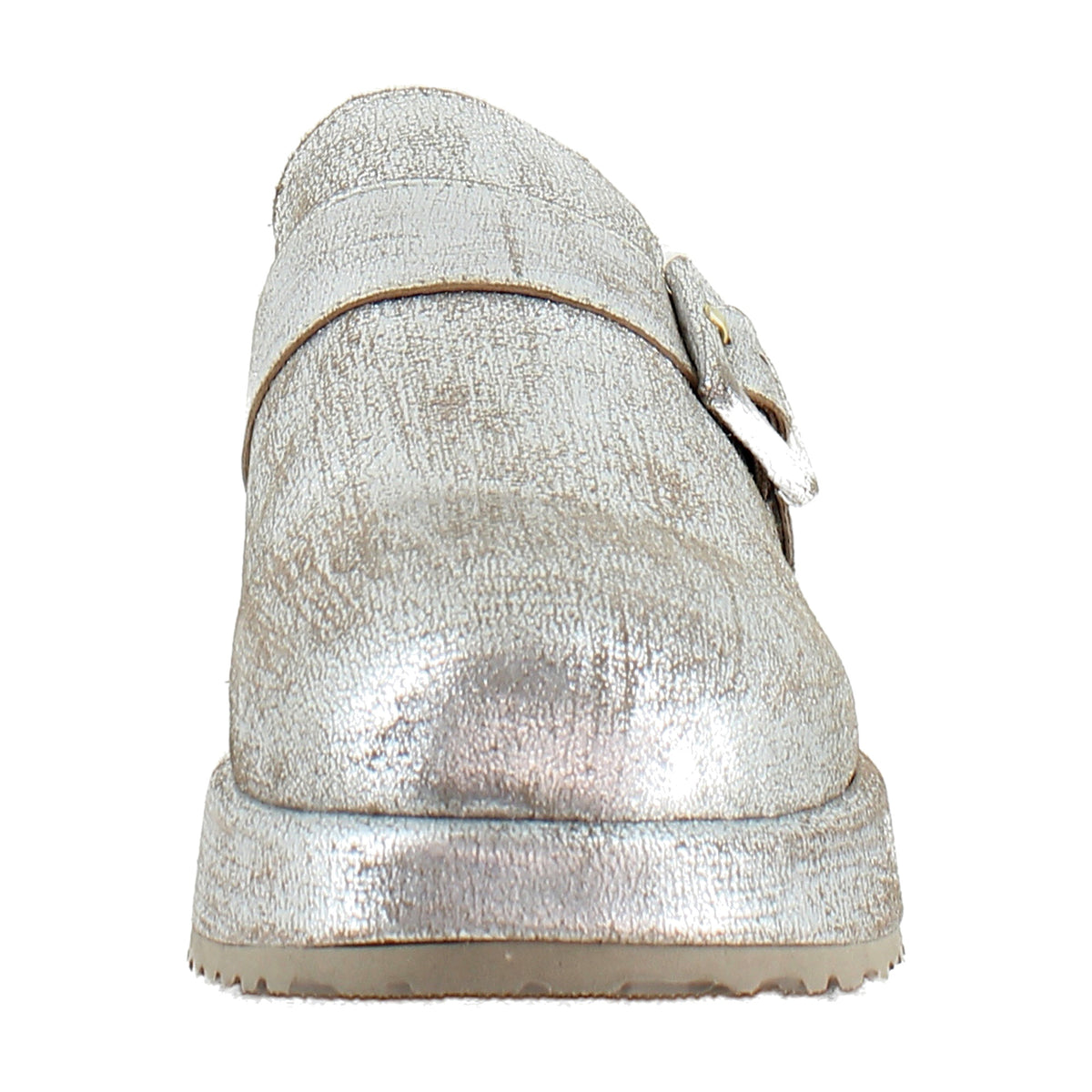 Pewter Distressed Suede