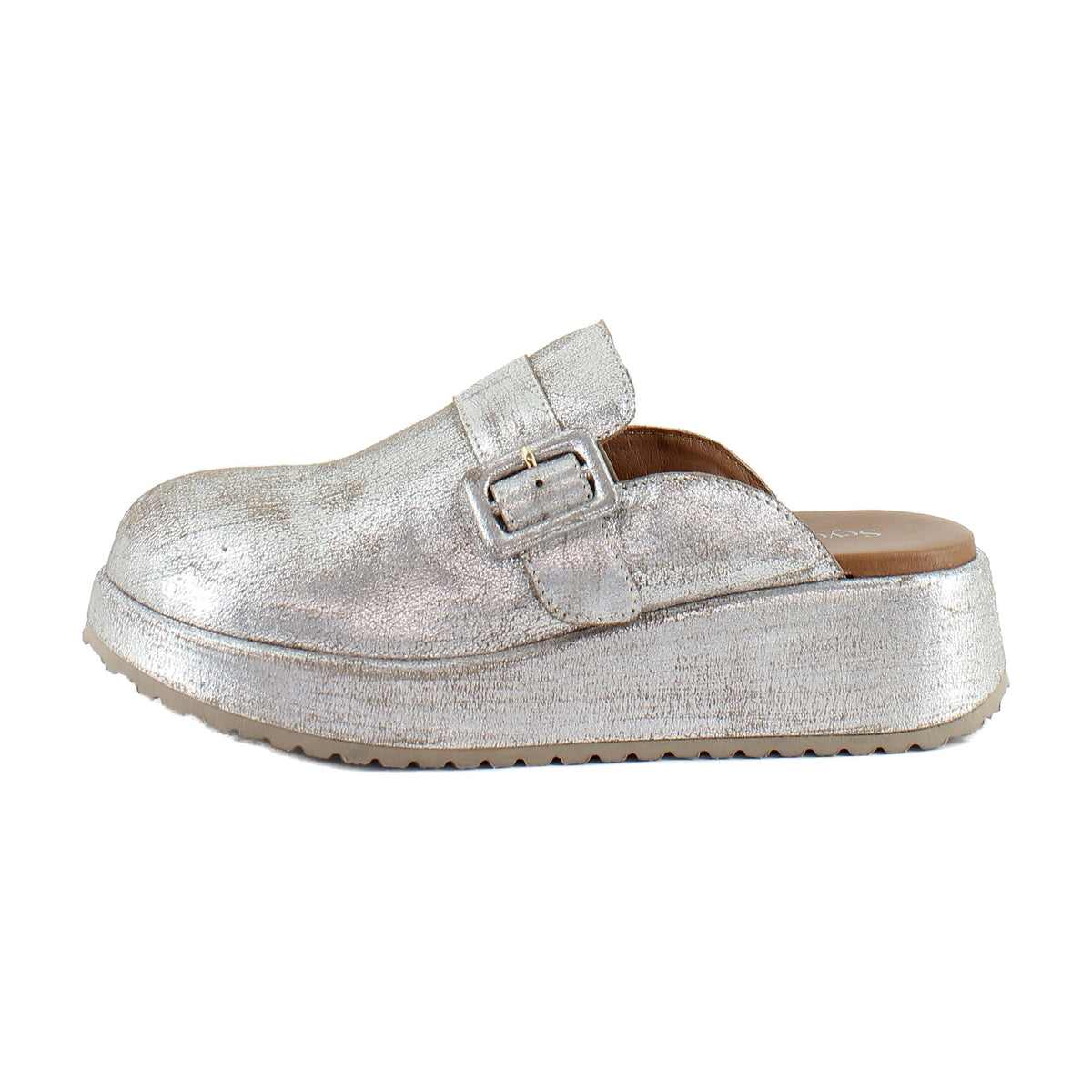 Pewter Distressed Suede