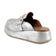 Pewter Distressed Suede