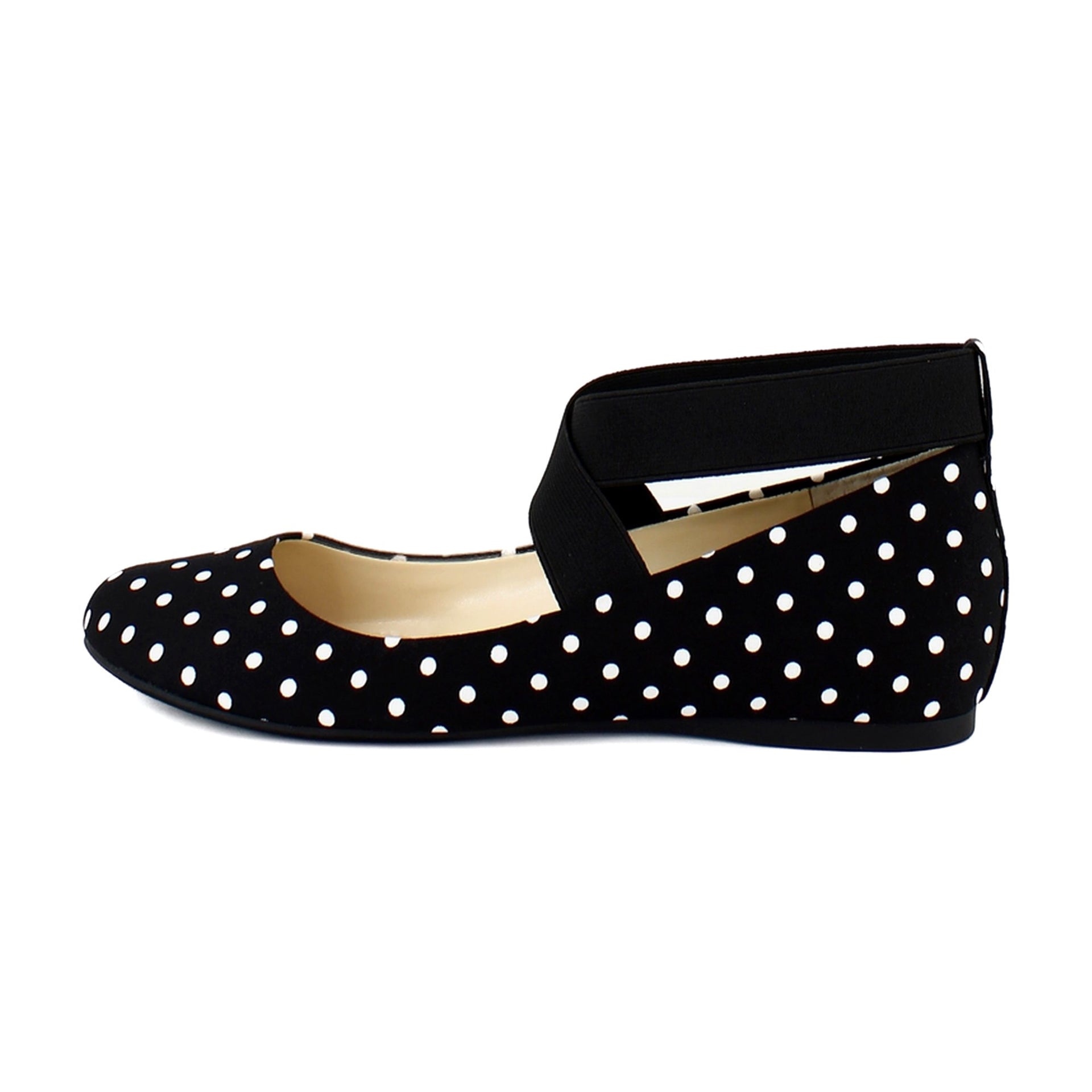 Black/White Polka Dot Print