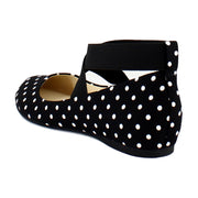 Black/White Polka Dot Print