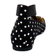 Black/White Polka Dot Print