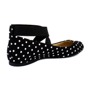 Black/White Polka Dot Print