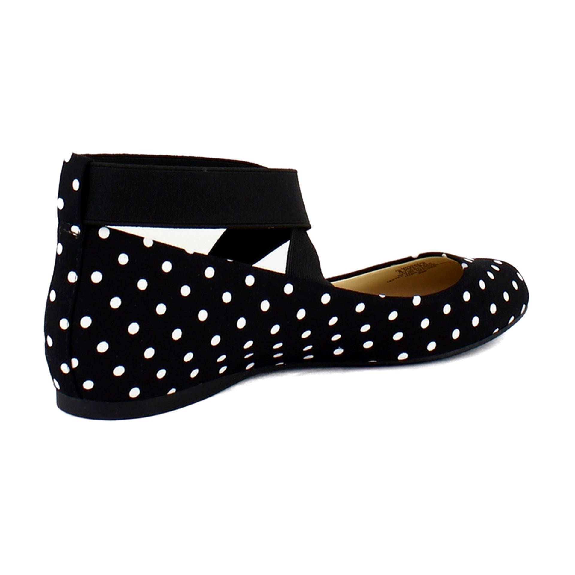Black/White Polka Dot Print