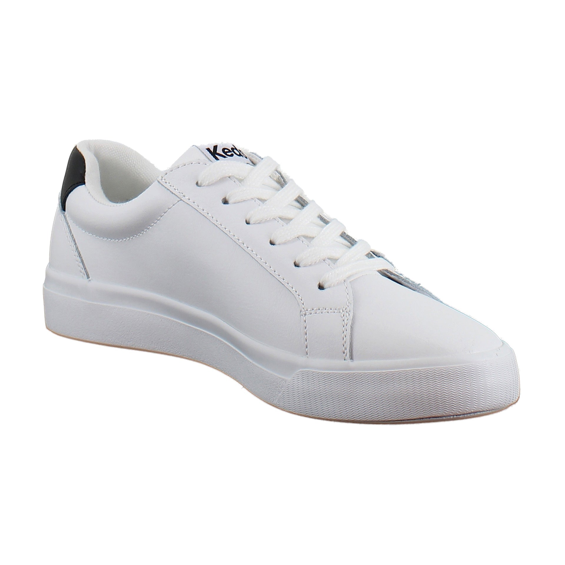 White/Black Leather