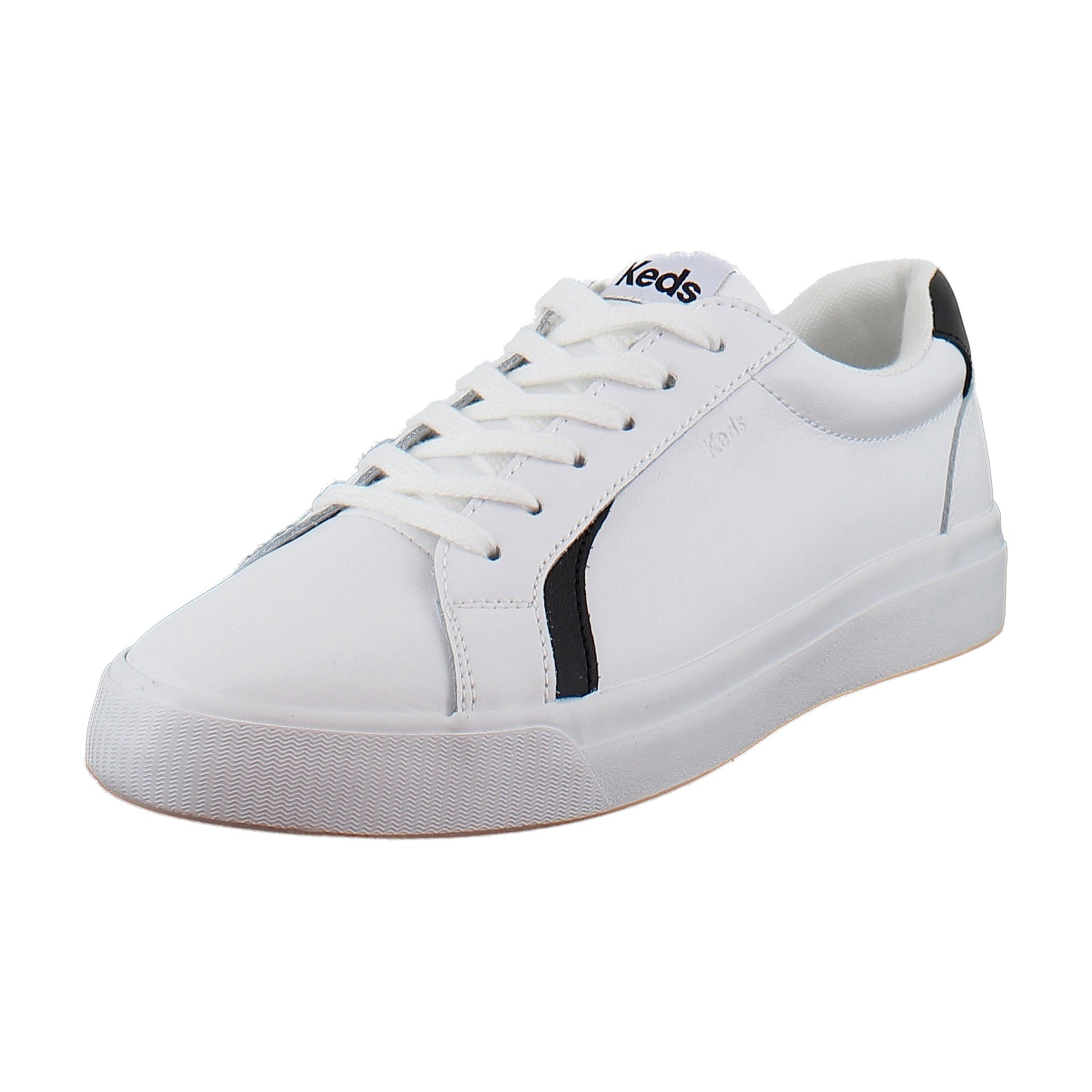 White/Black Leather