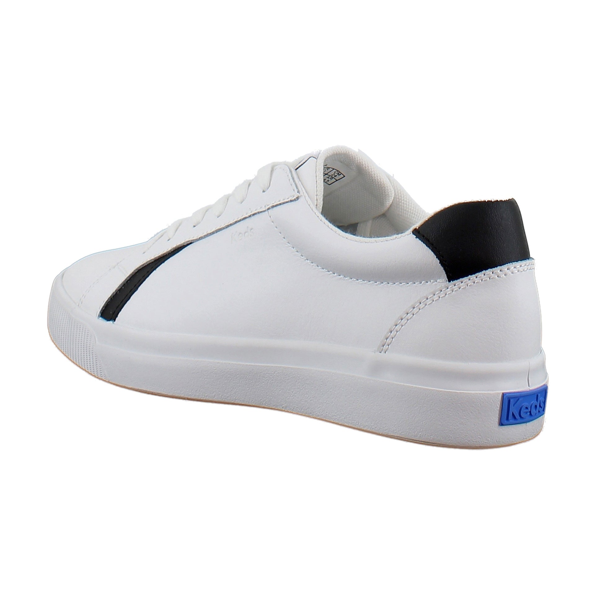 White/Black Leather