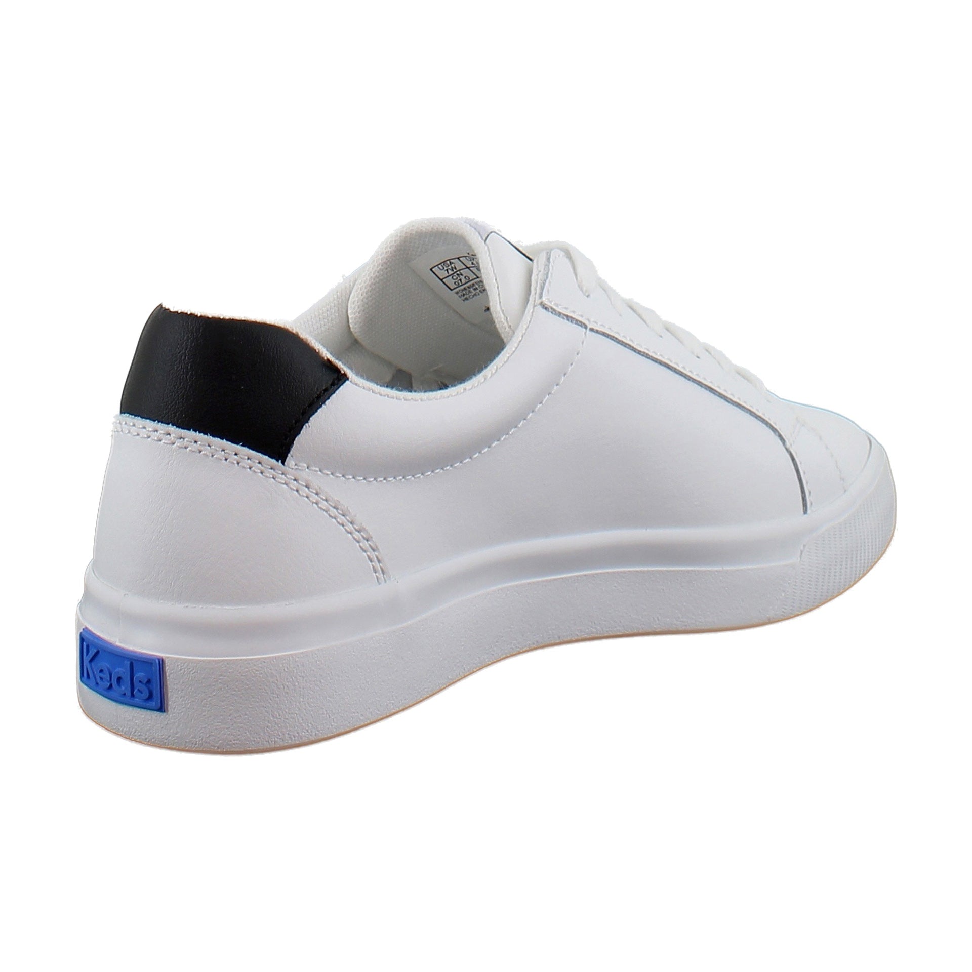 White/Black Leather
