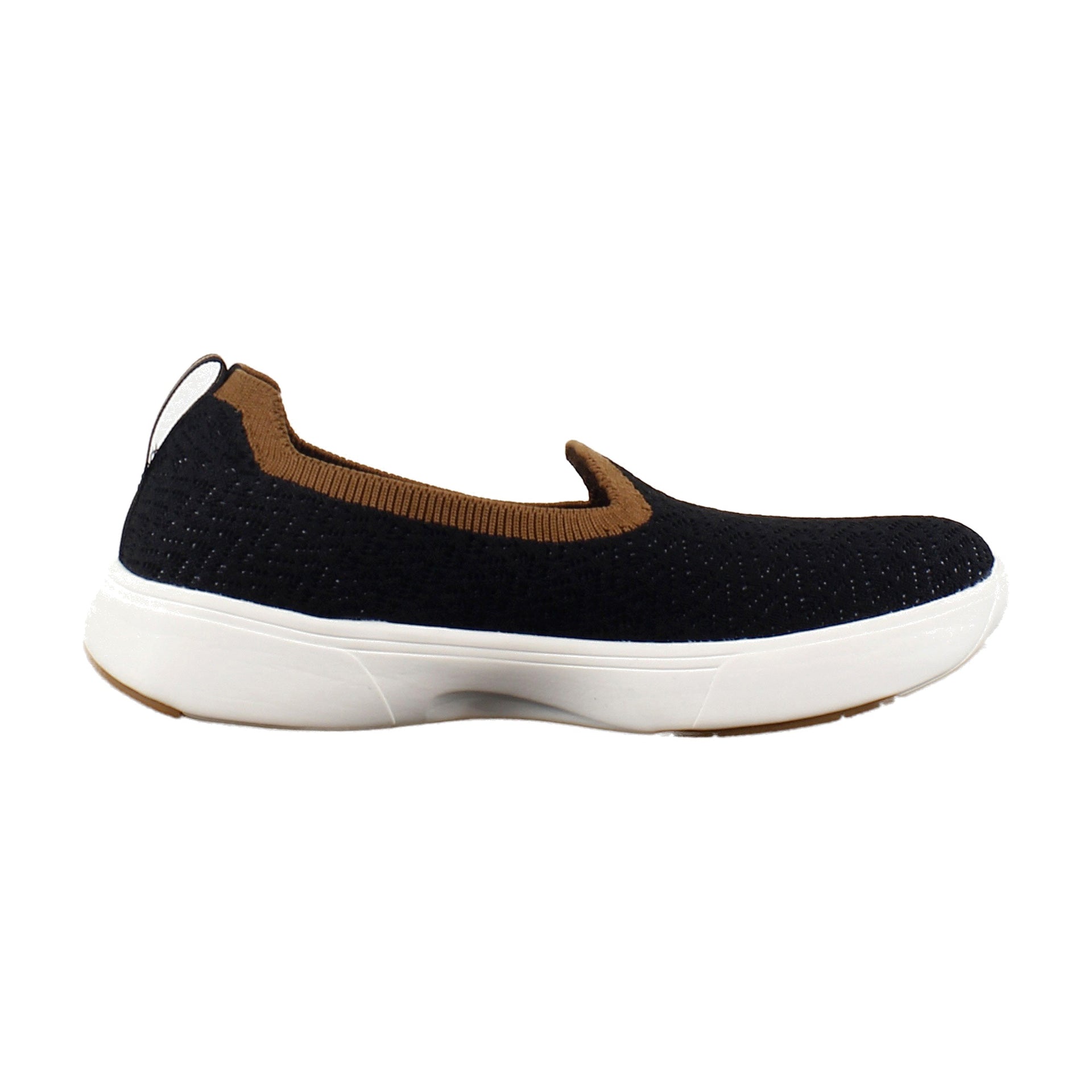 Black/Cognac Eng Knit