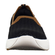 Black/Cognac Eng Knit