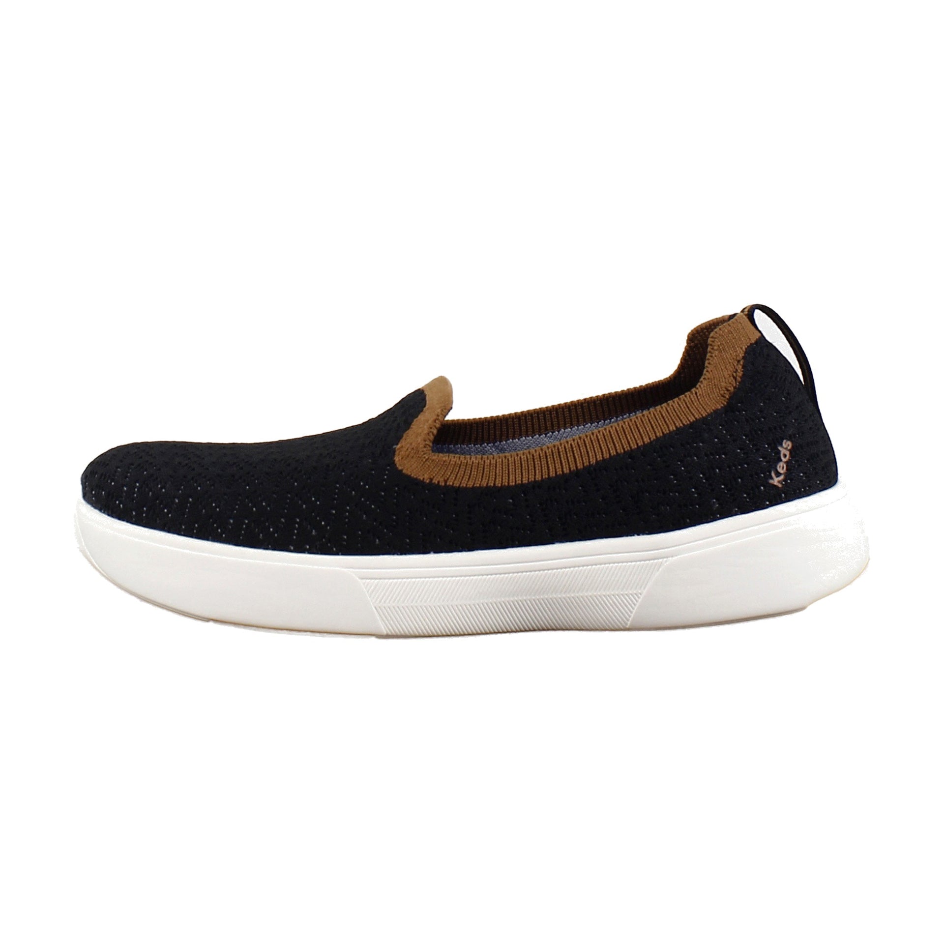 Black/Cognac Eng Knit