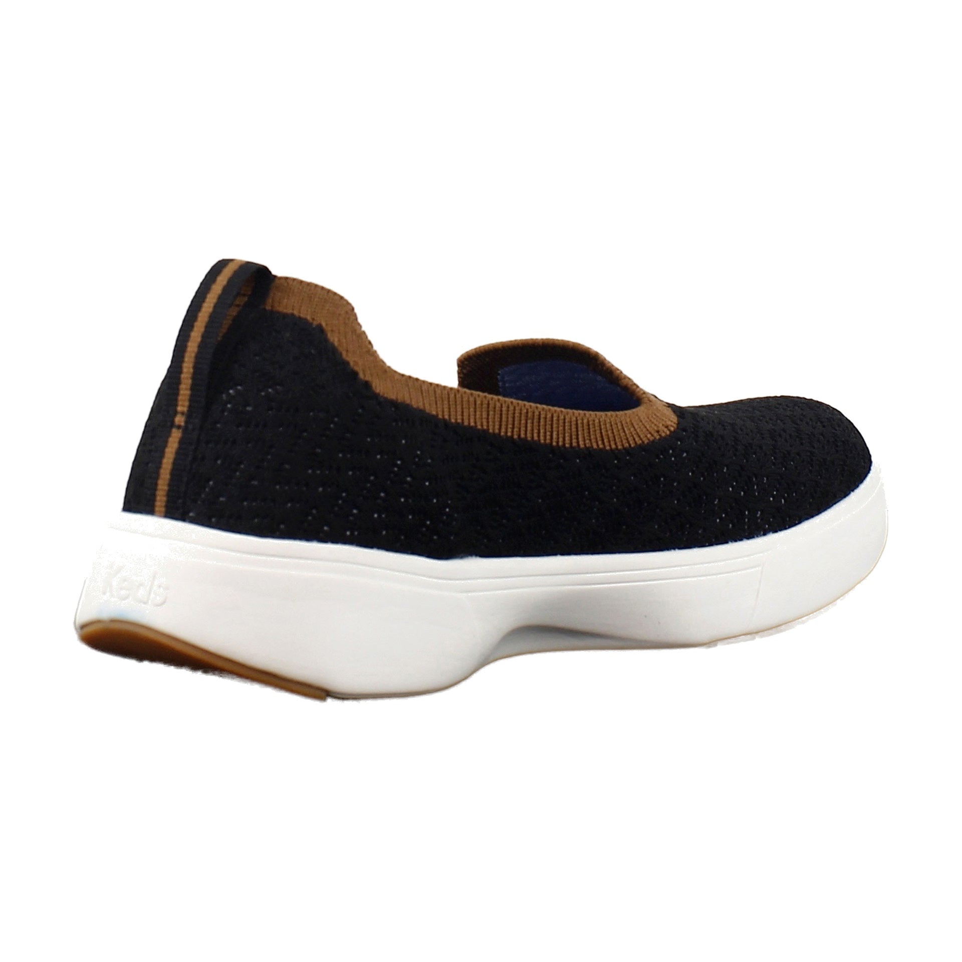 Black/Cognac Eng Knit