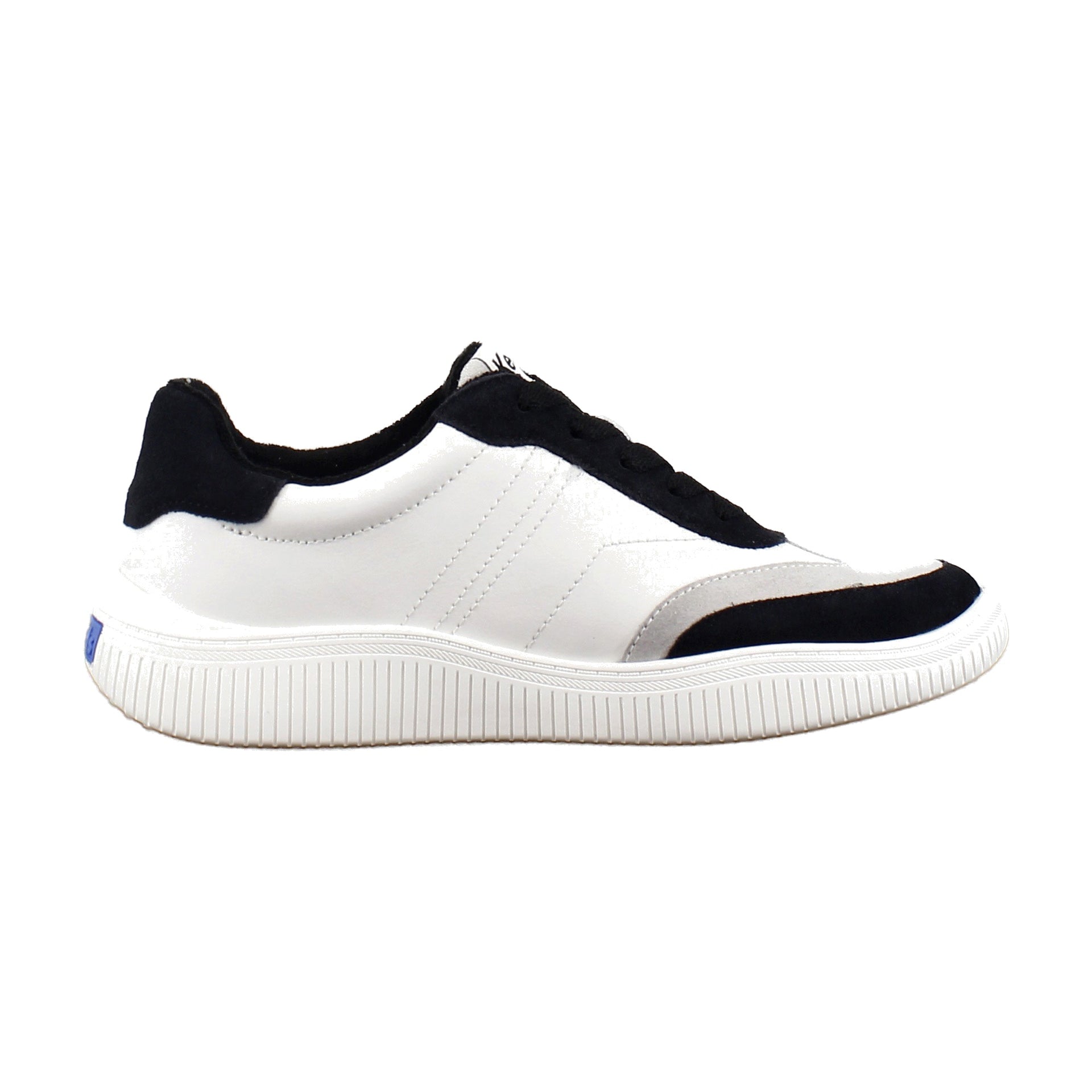 White/Black Leather/Suede