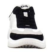 White/Black Leather/Suede
