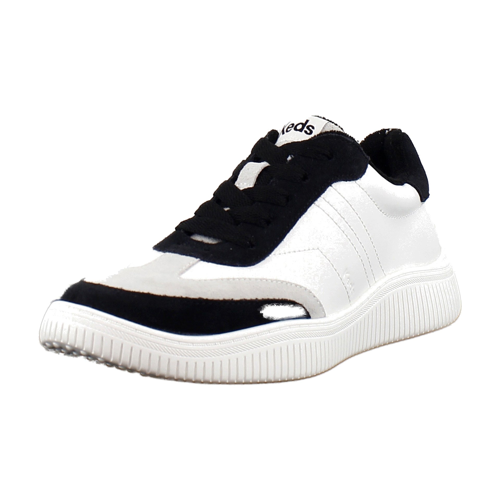 White/Black Leather/Suede