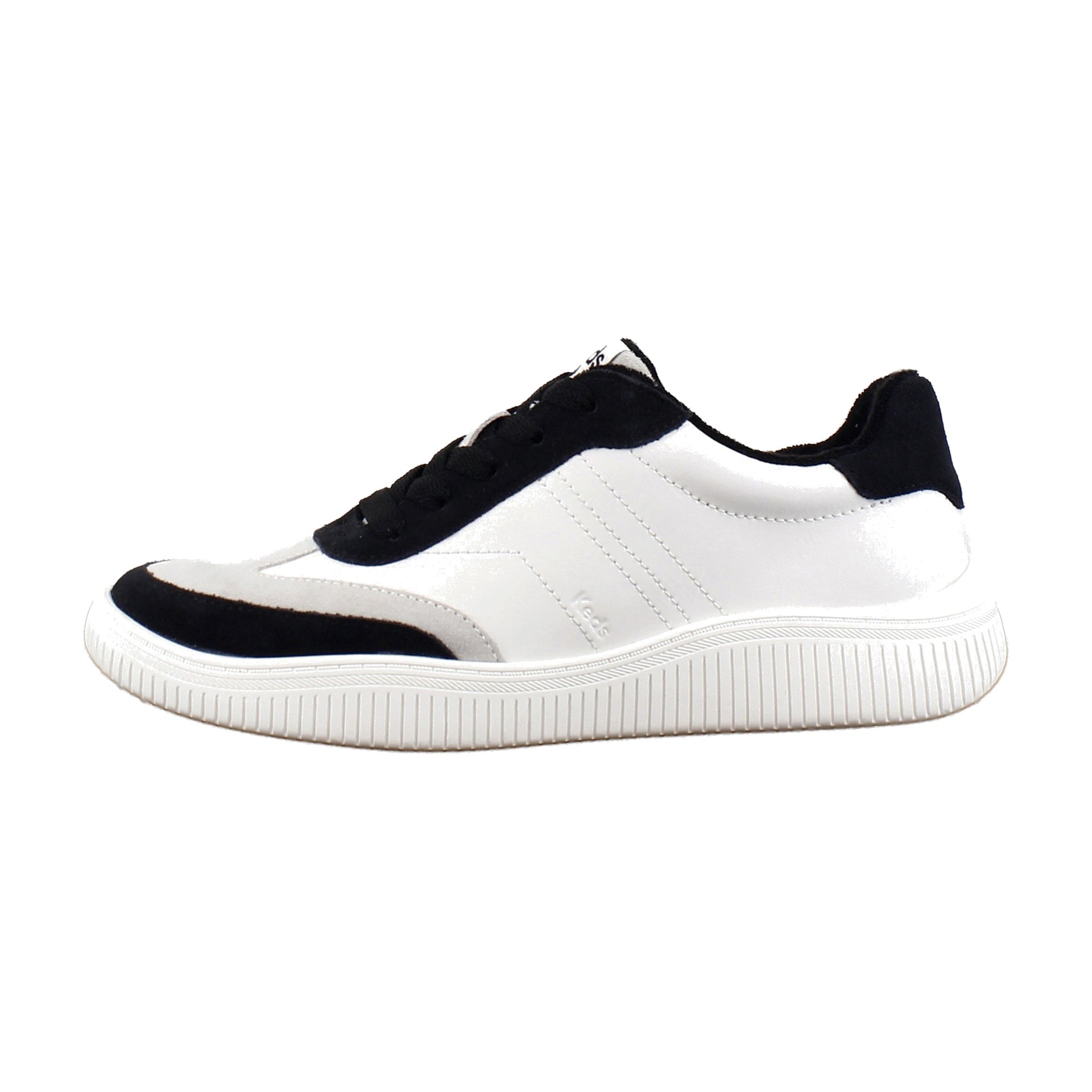 White/Black Leather/Suede