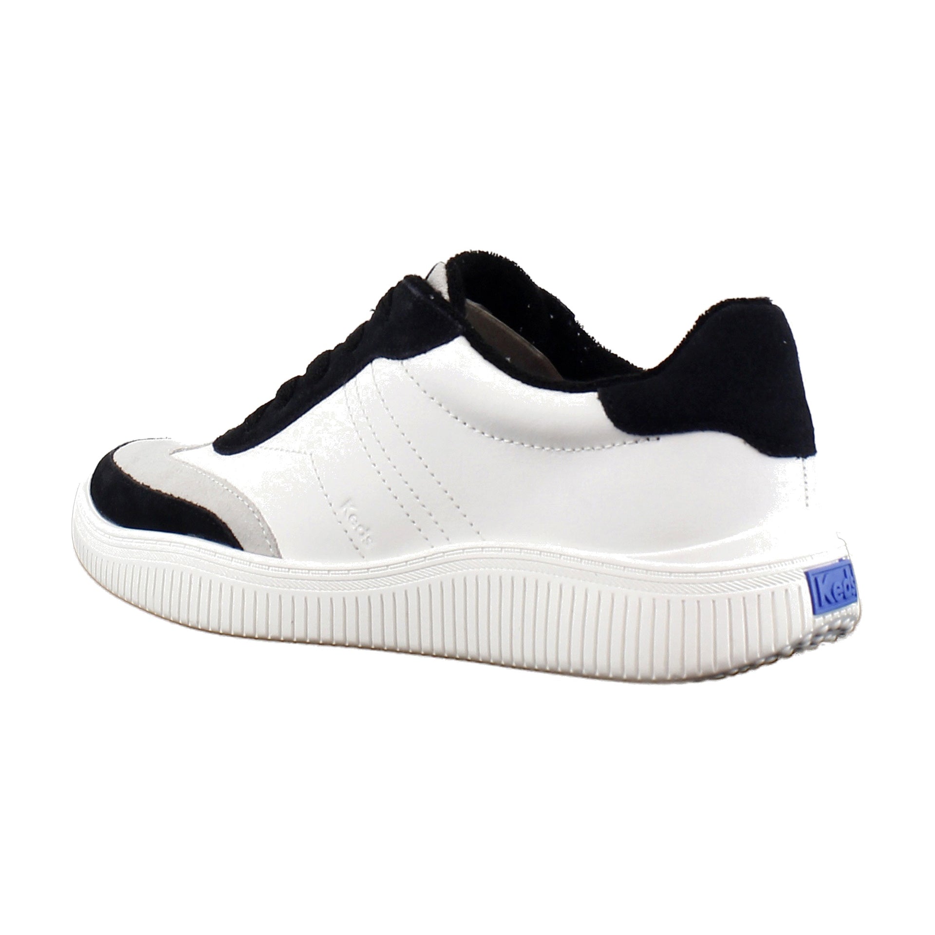 White/Black Leather/Suede