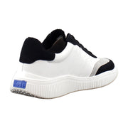White/Black Leather/Suede