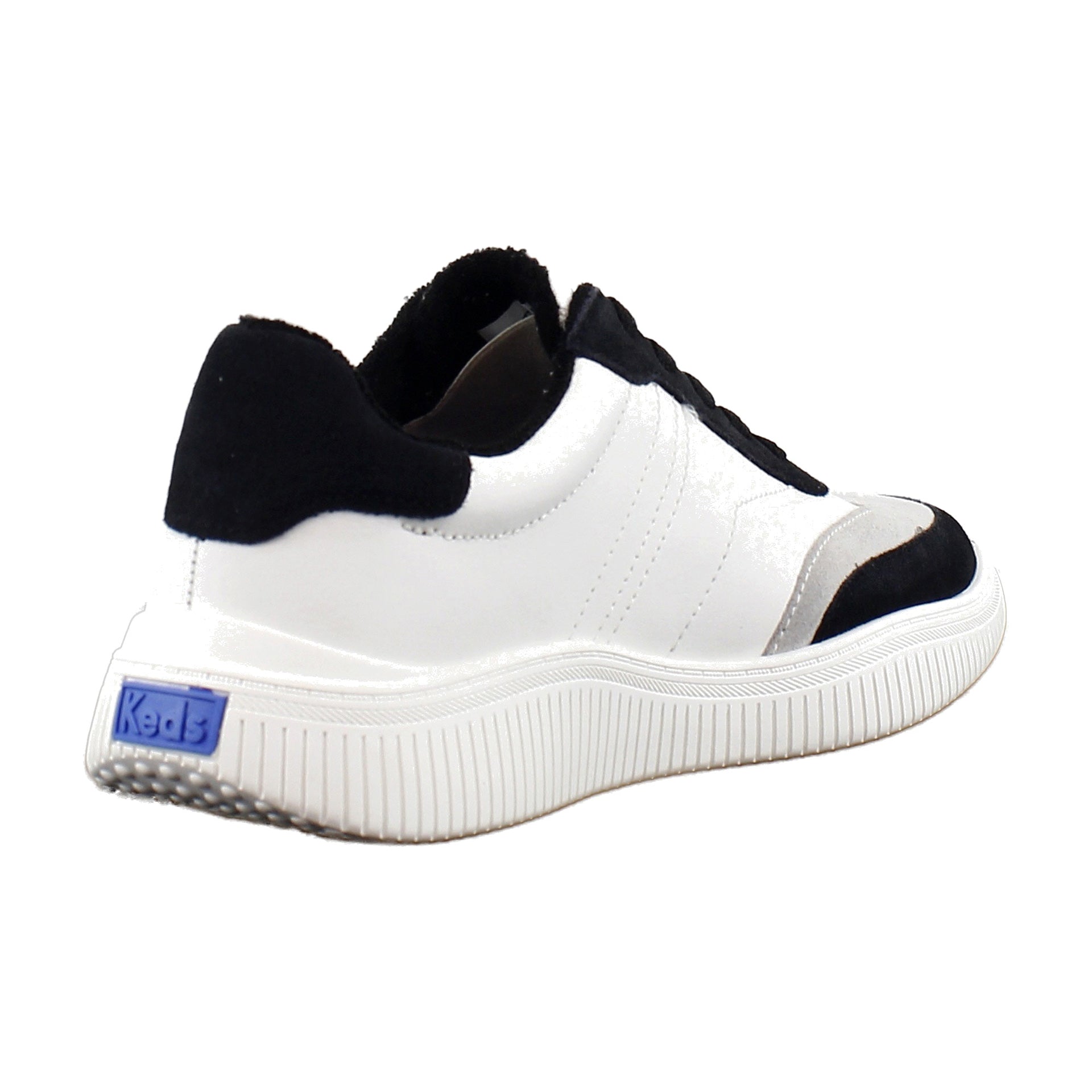 White/Black Leather/Suede
