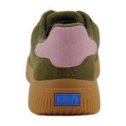 Olive/Pink Suede