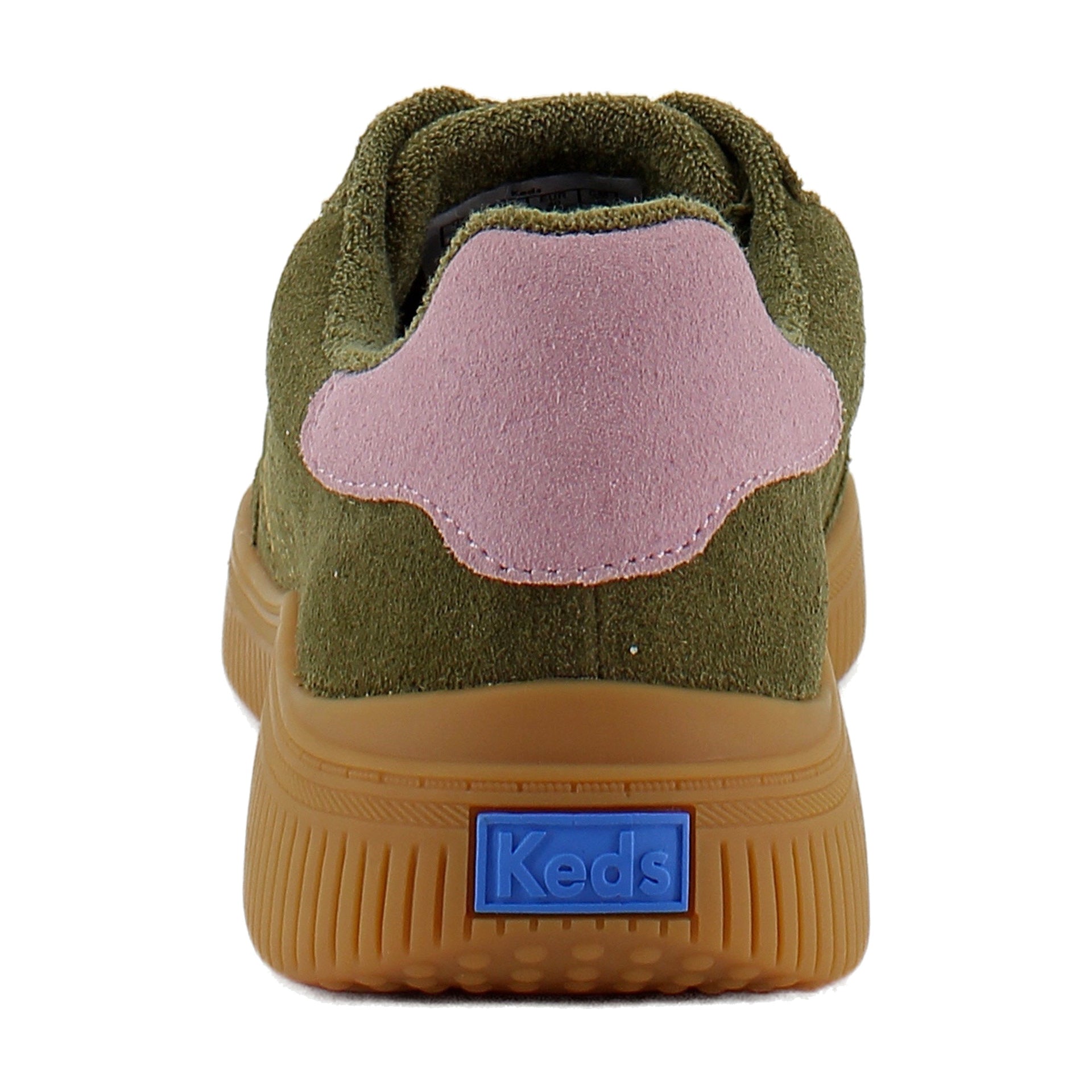 Olive/Pink Suede