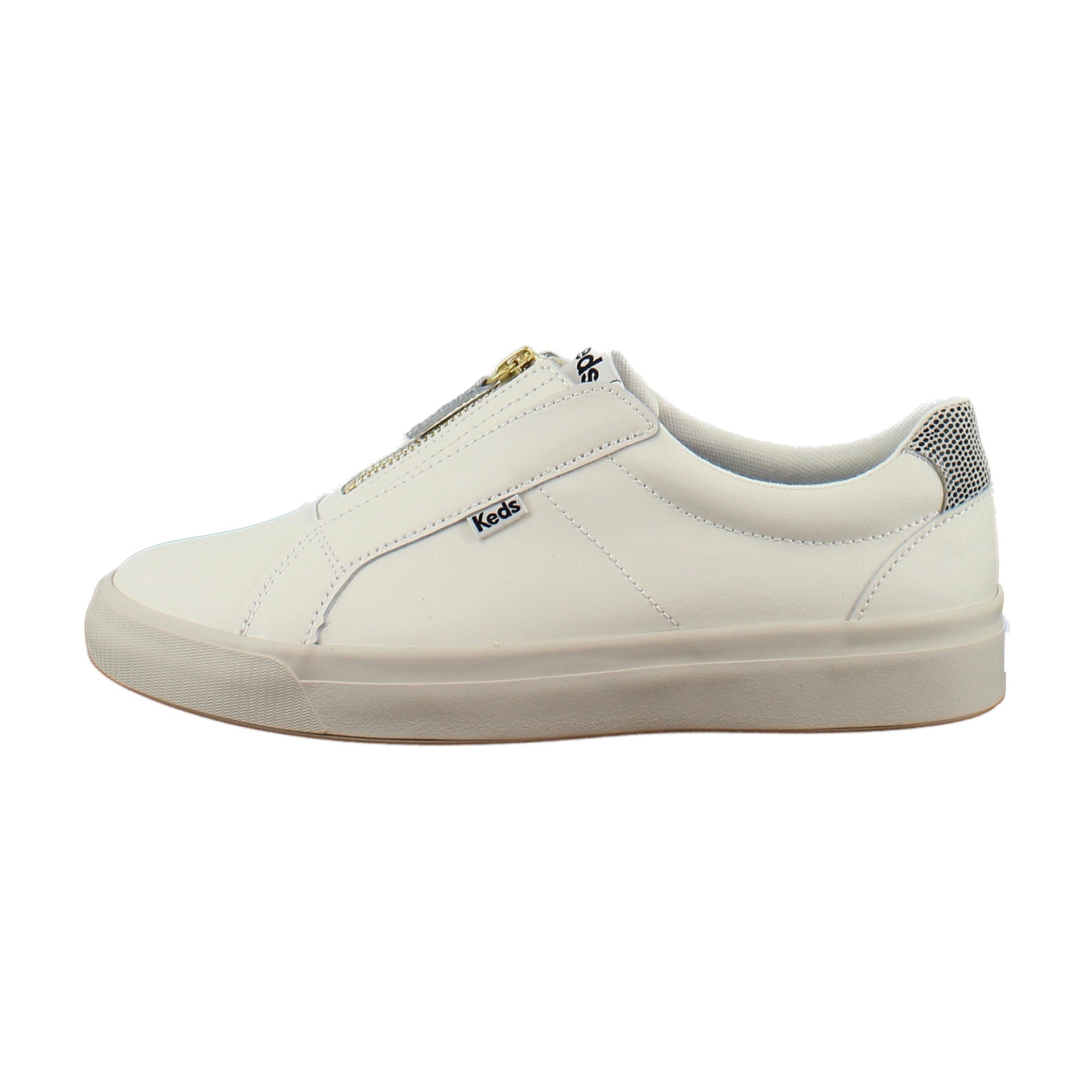 Egret/Black Leather