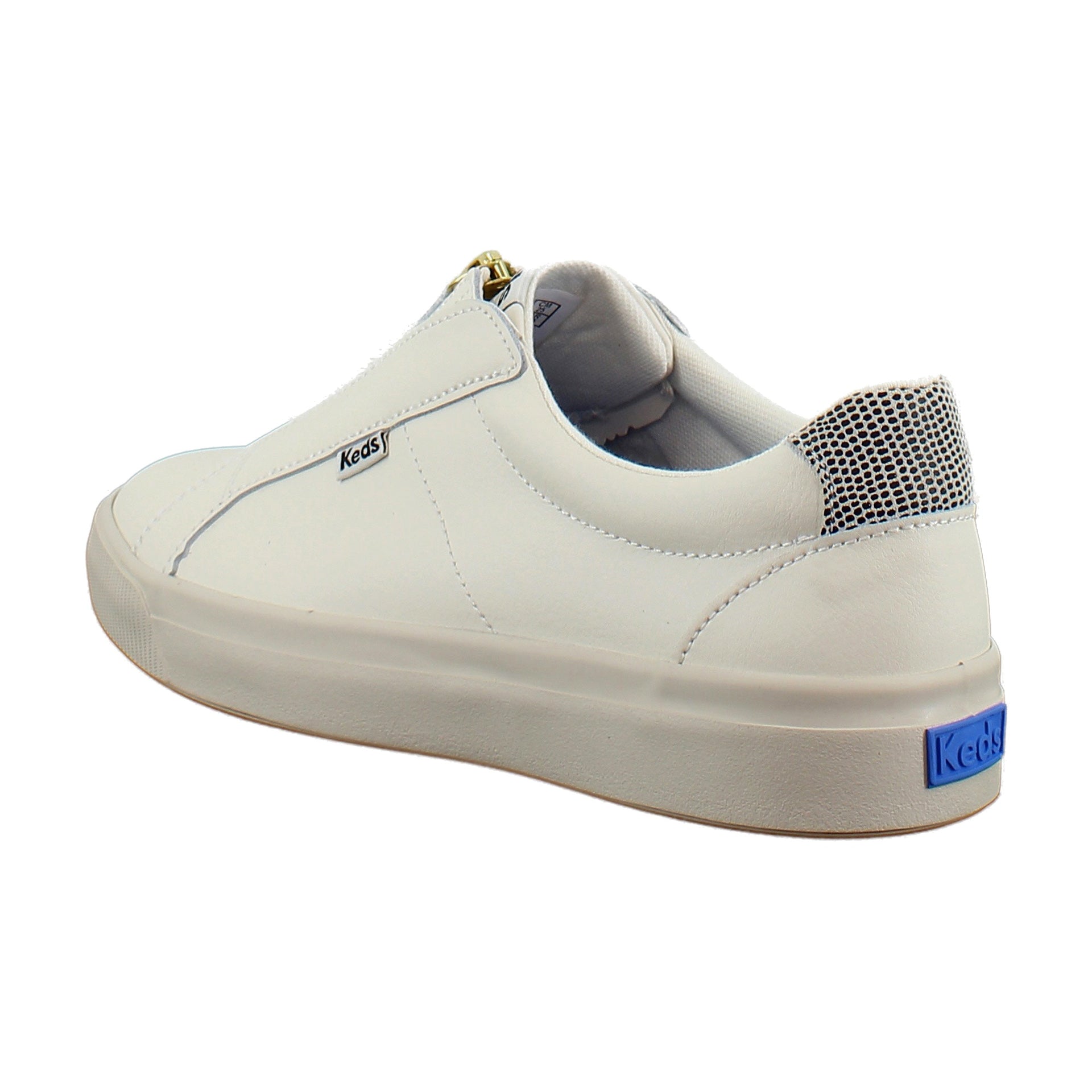 Egret/Black Leather