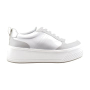White/Grey Leather